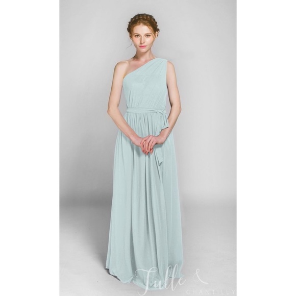 tulle and chantilly Dresses & Skirts - Tulle & Chantilly One Shoulder Bridesmaid Dress
